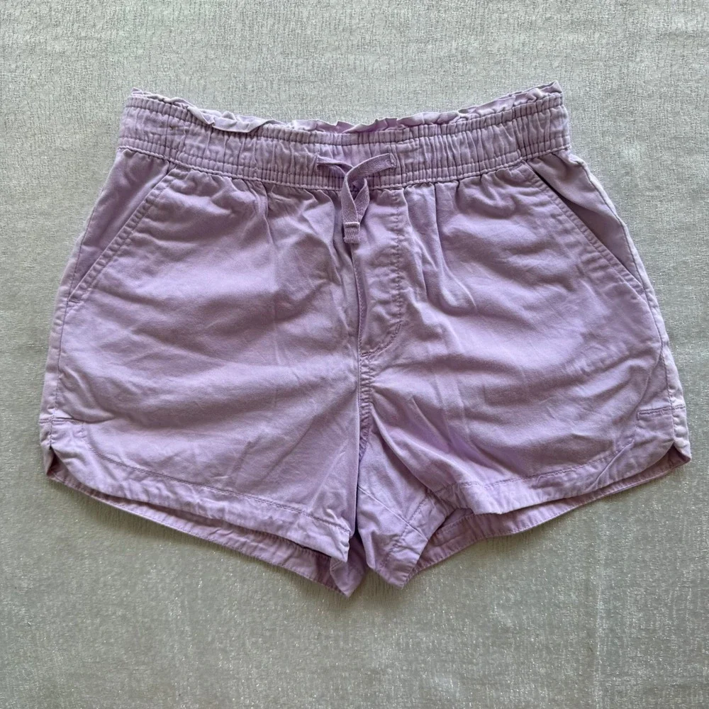 3pc Gap Kids Girls Size L 10 12 Cotton Paperbag Waist Shorts Bundle Pastel